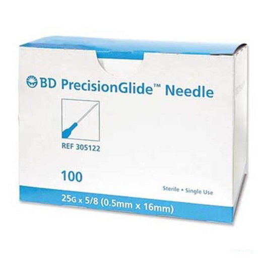 25G x 5/8" - BD 305122 PrecisionGlide Needle | 100 per Box