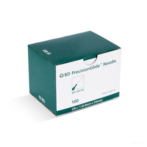 23G x 1" - PrecisionGlide Needle | 100 per Box | BD-305145