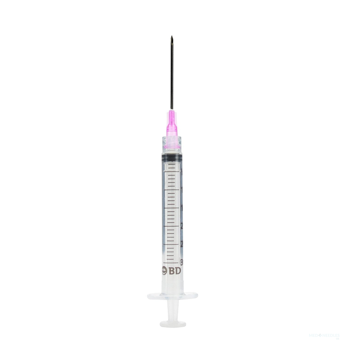 3mL | 18G x 1 1/2" - BD Luer-Lok™ Syringes with PrecisionGlide™ Needles | BD-309580