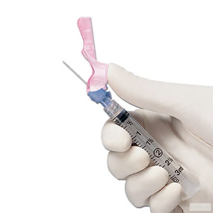 3mL | 25G x 1" - BD 305787 Luer-Lok Syringe with BD Eclipse Safety | MedNeedles-US 3mL | 25G x 1" - BD 305787 Luer-Lok Syringe with BD Eclipse Safety | MedNeedles-US