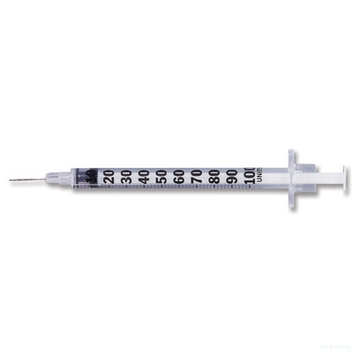 1mL | 28G x 1/2" - BD Insulin Syringe with Micro-Fine™ Needle | 100 per Box | BD-329424