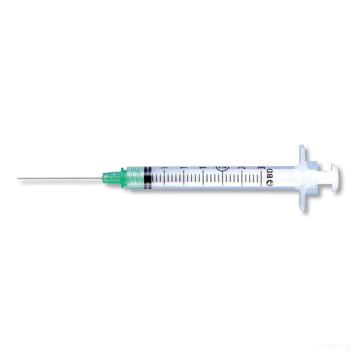 3mL | 23G x 1" - BD Integra™ Retracting Safety Syringe with BD™ Tru-Lok Technology Needle | 100 per Box | BD-305271