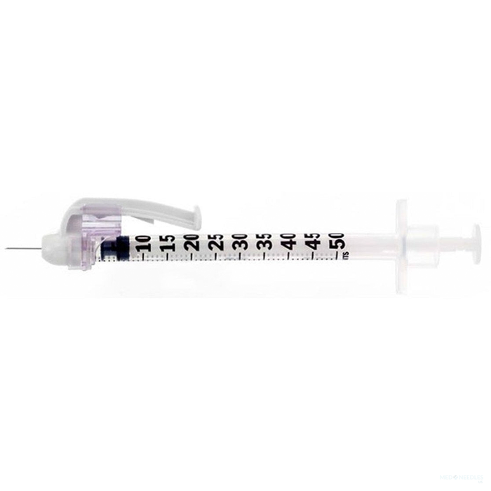 1mL | 29G x 1/2" - BD 305930 Safetyglide™ Insulin Syringes | 100 per Box