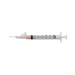 1mL | 25G x 5/8" - BD Syringe with SafetyGlide™ Needle | 50 per Box | BD-305903