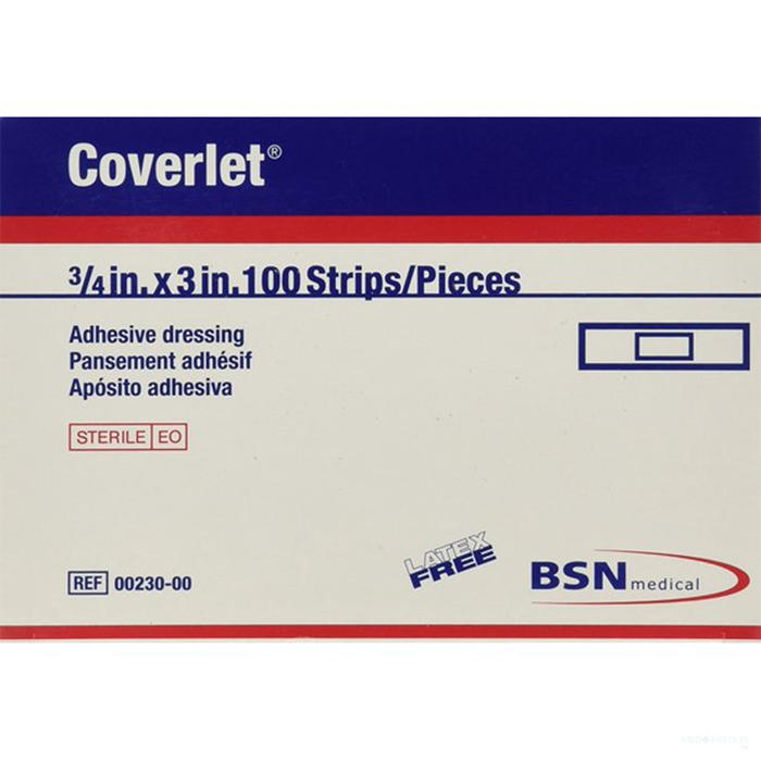 3/4 x 3" - Coverlet Adhesive Bandage | Fabric | 100 per Box BSN-0023000
