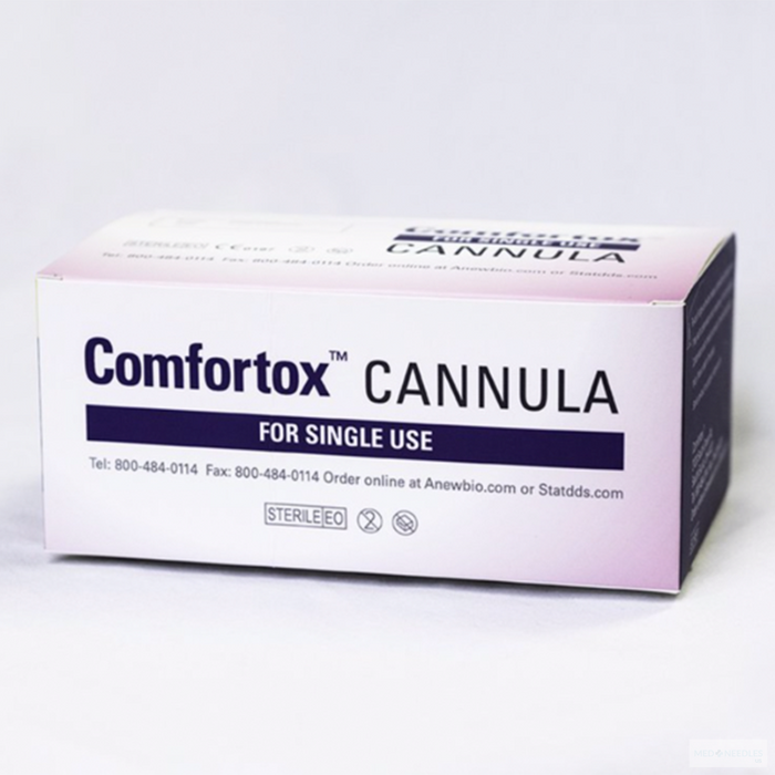 25G x 2" (50mm) - Comfortox Cannula™ Esthetic | 25 per Box COM-25050