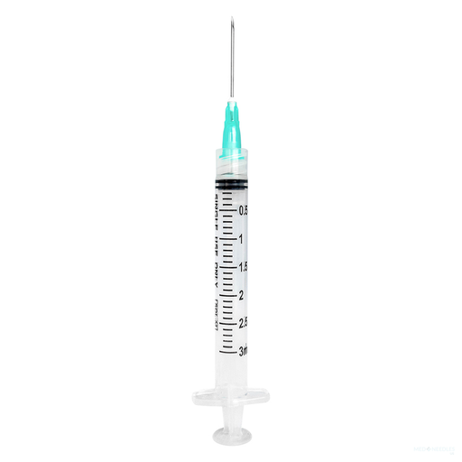 10mL | 21G x 1" - SOL-M™ Luer Lock Syringe with Exchangeable Needle | 100 per Box | SOLM-1812110