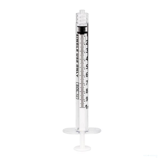 BD Luer-Lok™ Tip Syringe sterile, single use, 1 mL - 309628