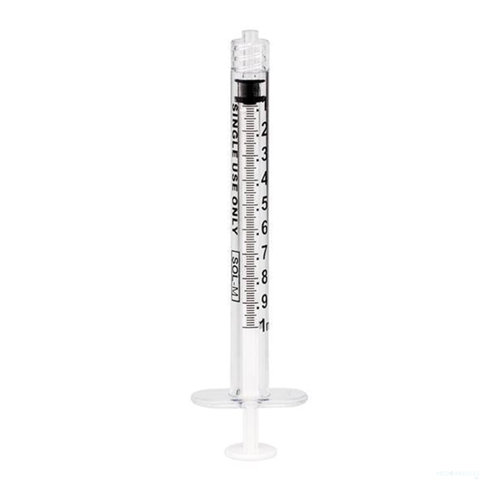 1mL - SOL-M™ Syringe | Luer Lock | 100 per Case | SOLM-P180001PP-CASE